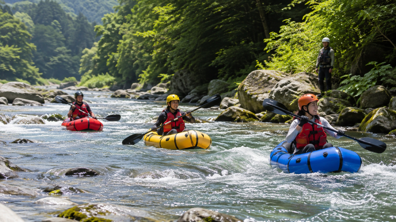 Tokyo Pack Raft adventure